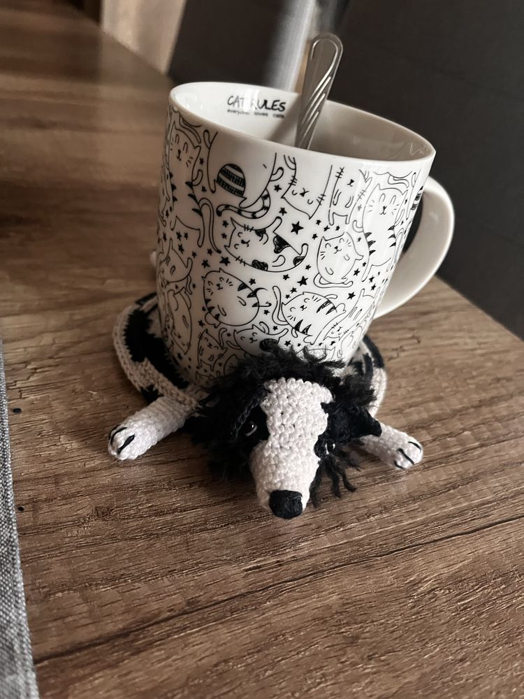 Border collie podkladka pod kubek
