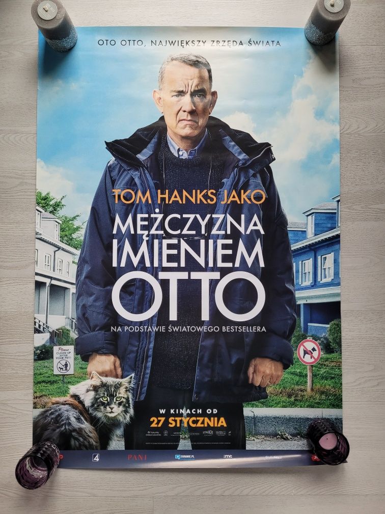Plakat kinowy z filmu Mężczyzna imieniem OTTO Tom Hanks