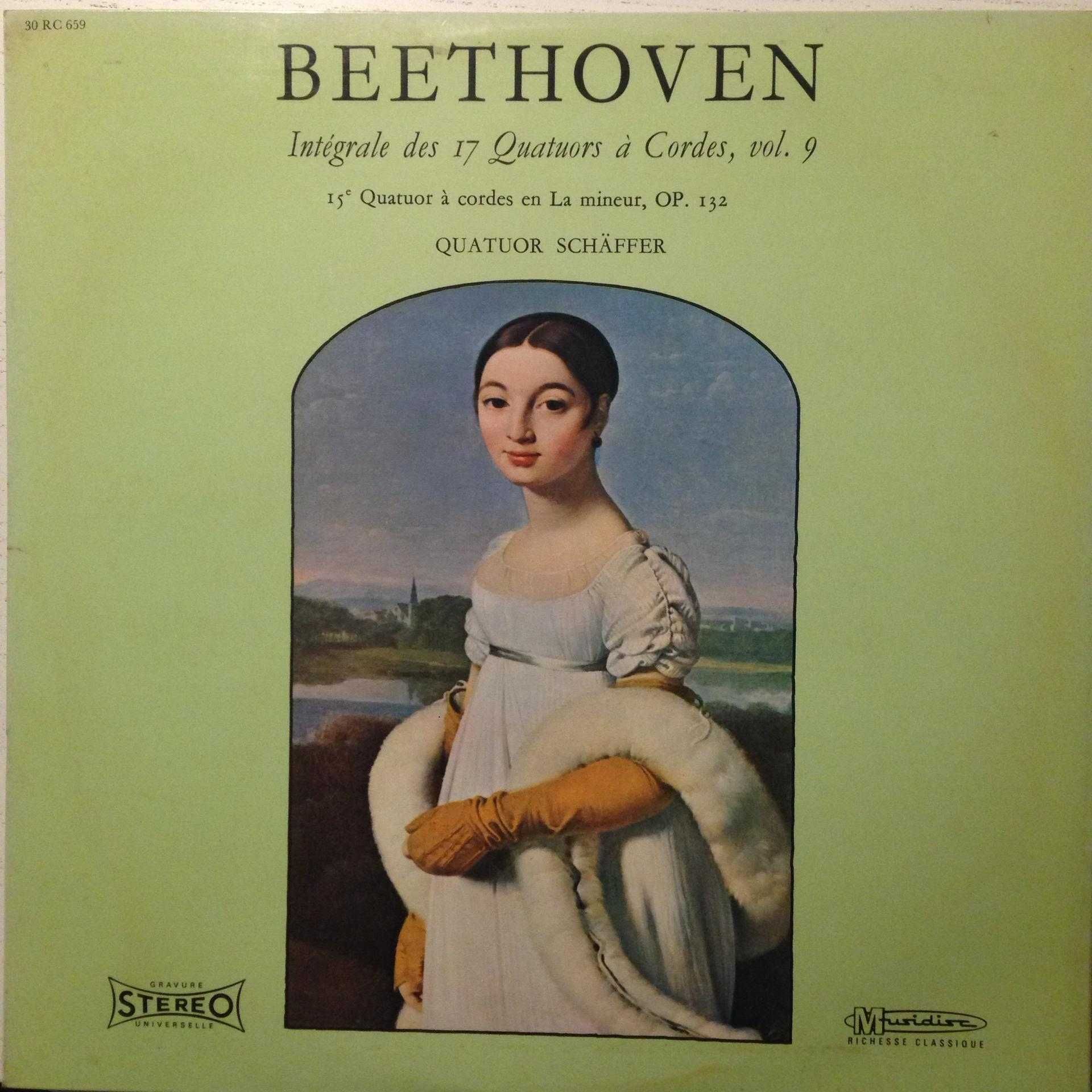 Coleção 10 LP Beethoven Quatuor Shaffer Integrale 17 Quatuors à Cordes