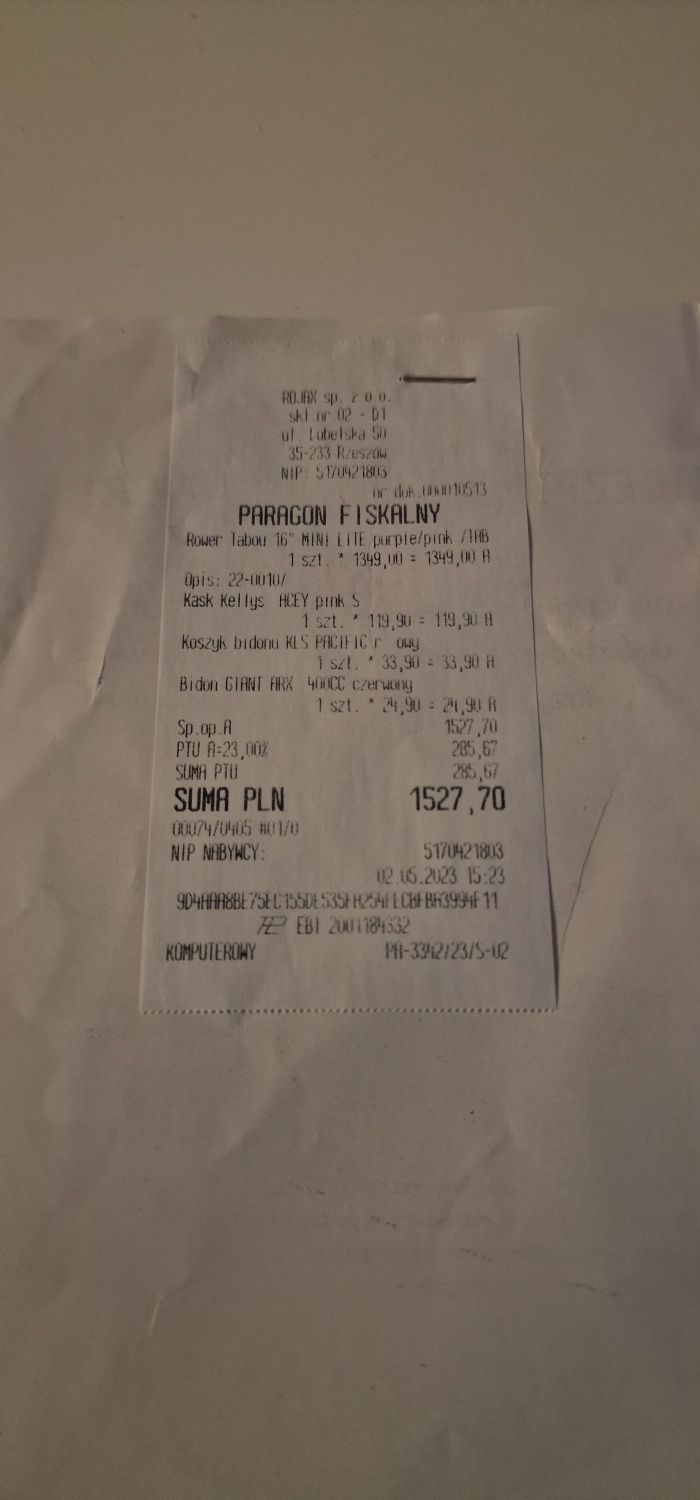 Rowerek dziecięcy Tabou 16"