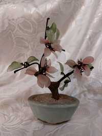 Chińska roślinka z jadeitu