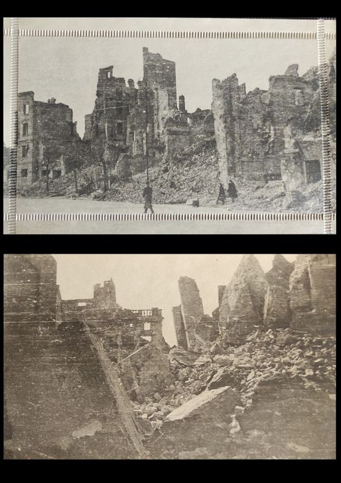 Stare fotografie Warszawa po Powstaniu Warszawskim – 16 sztuk