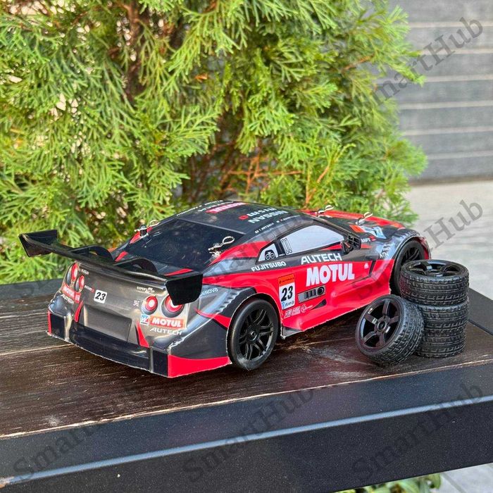 Дрифт машинка Nissan GT500 4WD на радиоуправлении 1:16 Красная