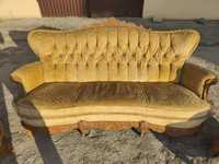 Sofa z dwoma fotelami - styl antyczny