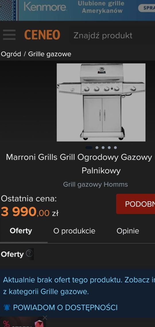 Grill gazowy b. dobrym stanie