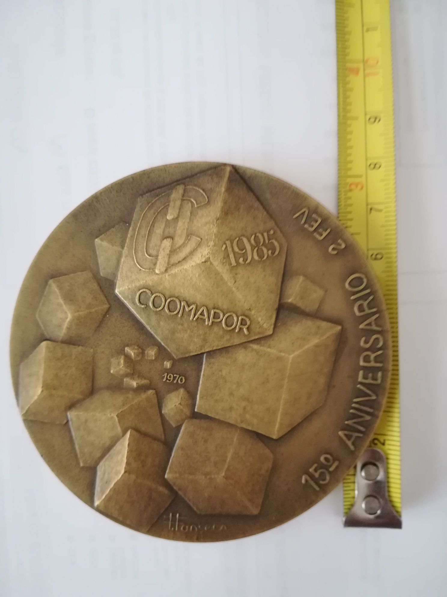 Medalha bronse alusiva estivador