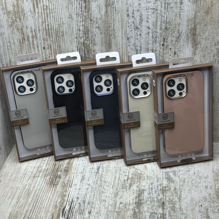 Чохол Dulero Metal Leather MagSafe на iPhone 15 Pro Max/ 16 Pro Чохол