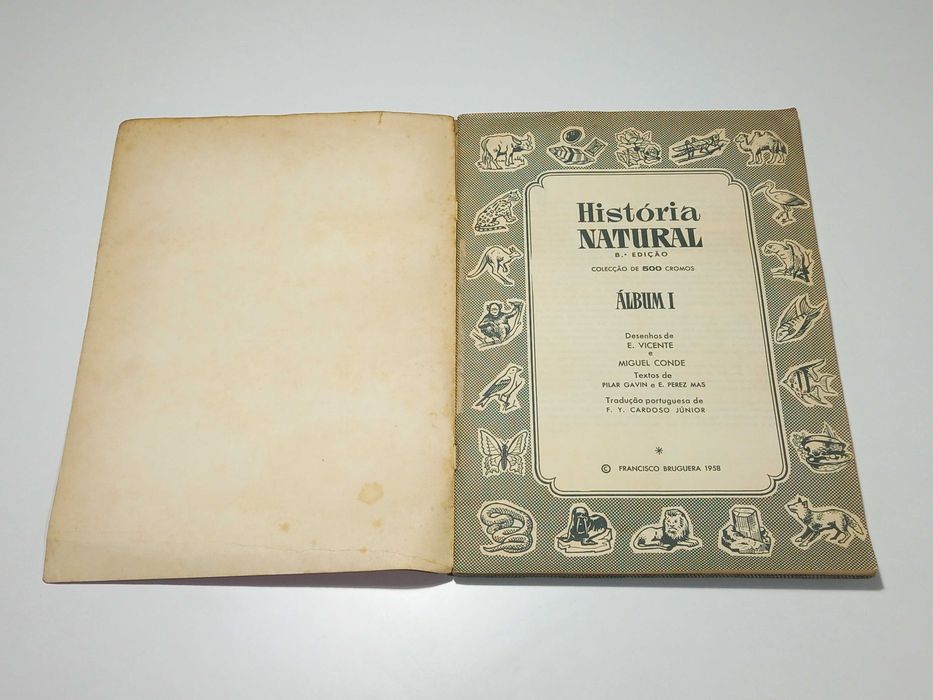 Caderneta «História Natural» / Colecção «Cultura» - Série 4 / Álbum 1