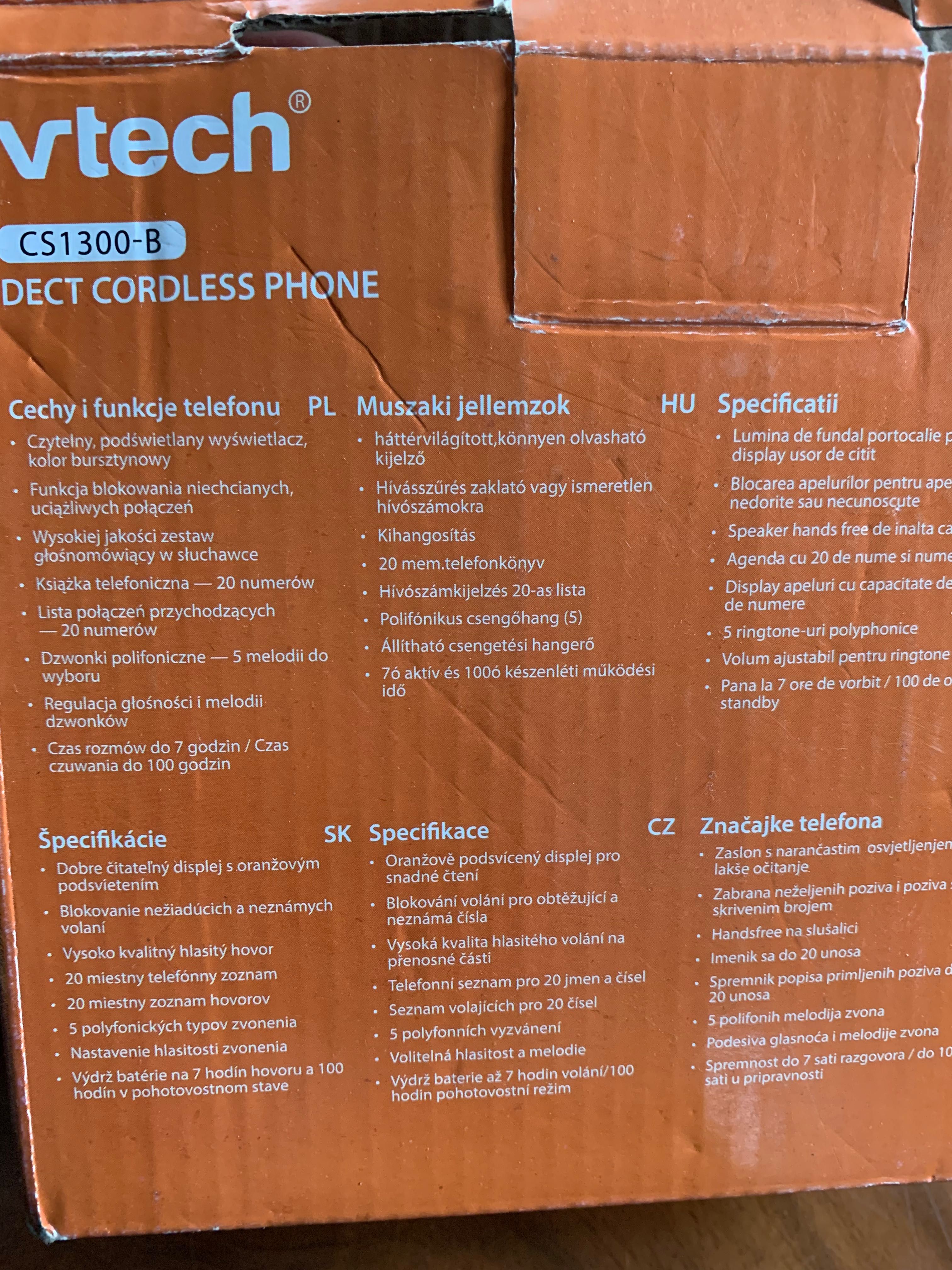 Telefon bezprzewodowy Vtech CS1300