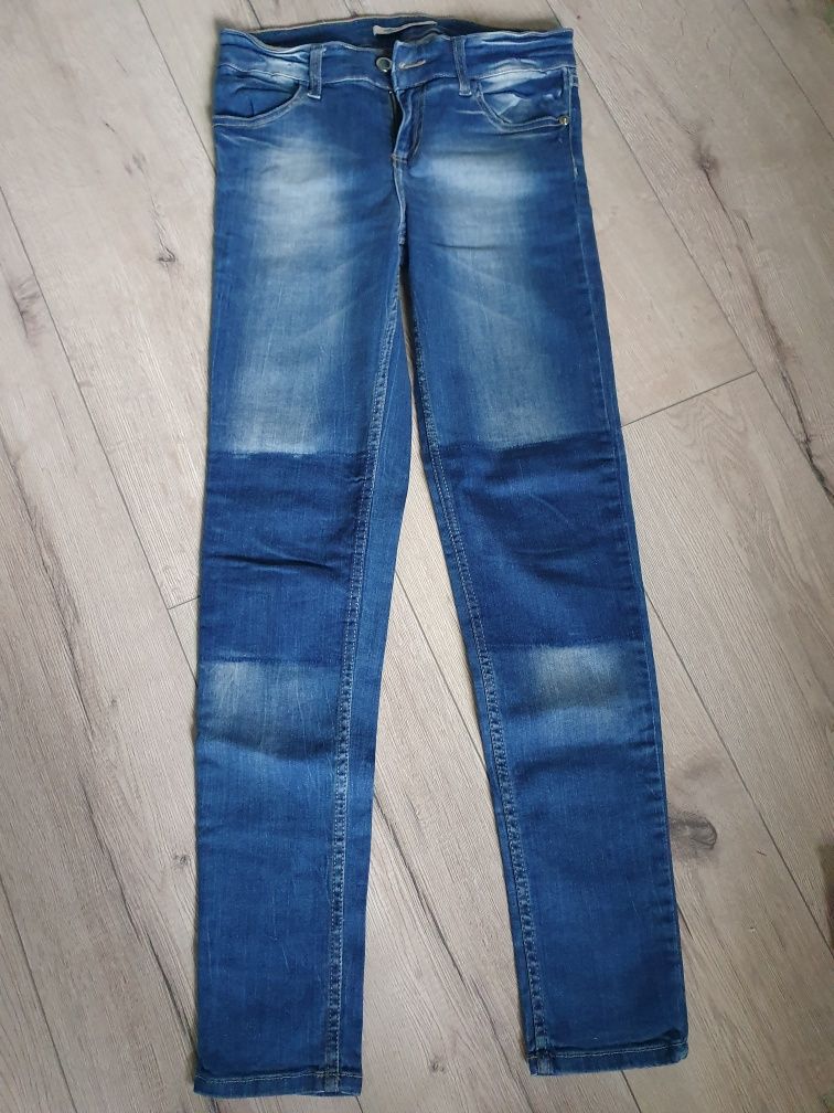 jeans Stradivarius super stan, R. 36 granatowe