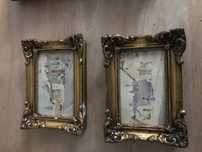 Quadros antigos dourados