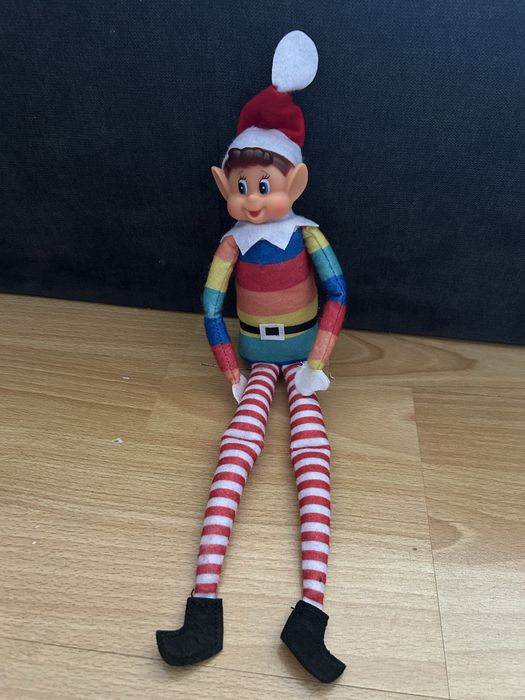 Elf on the shelf elf teczowy psotnik boze narodzenie chlopiec