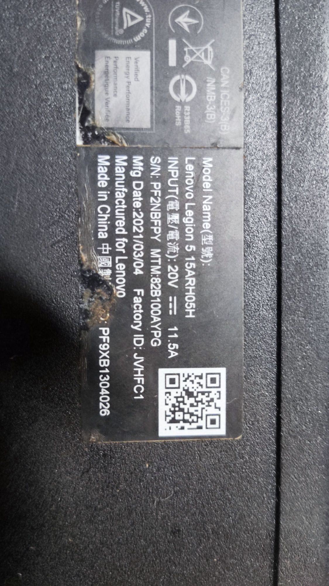 Peças Lenovo Legion 5