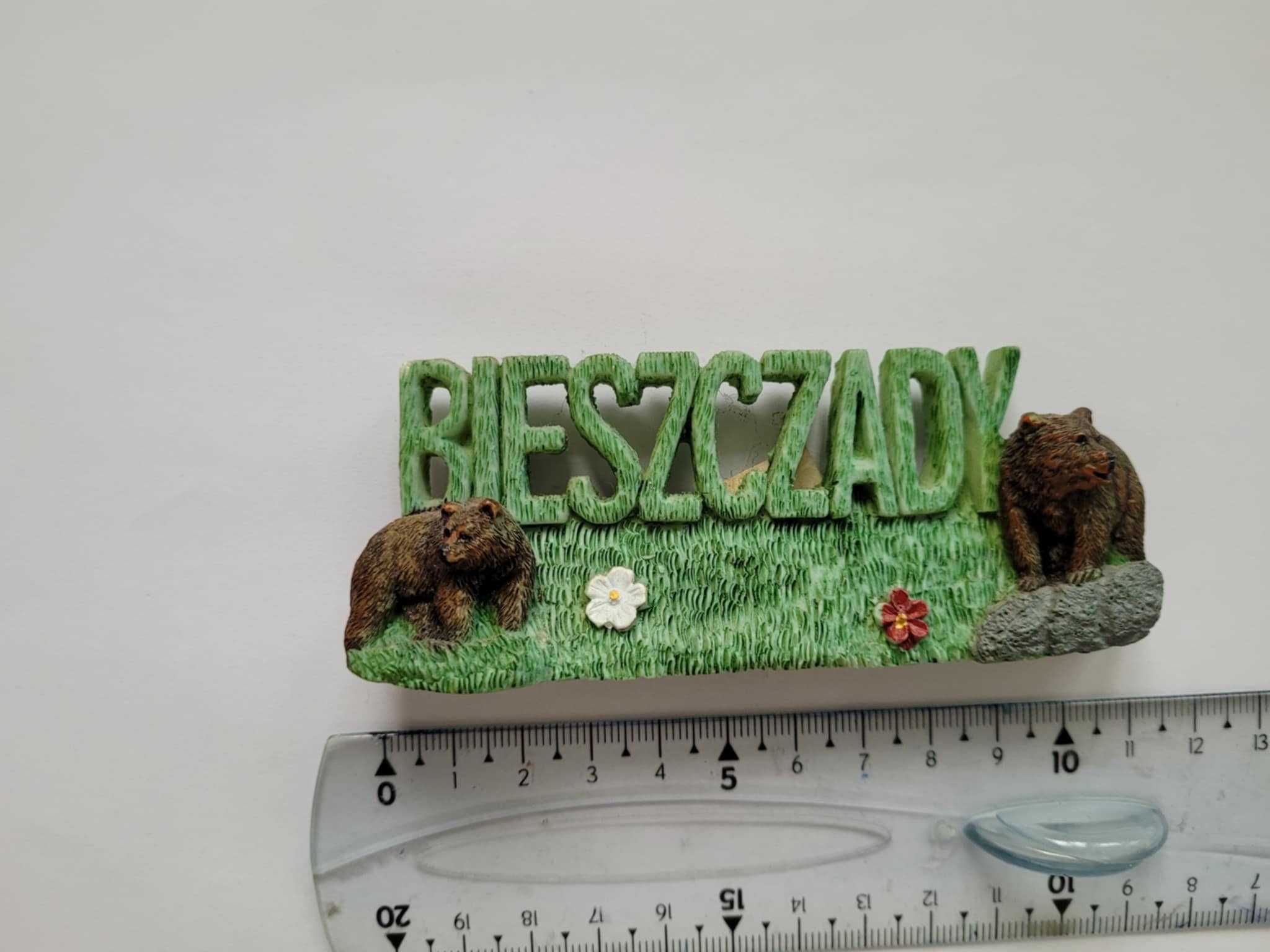 Magnes na lodówkę - 952d. BIESZCZADY