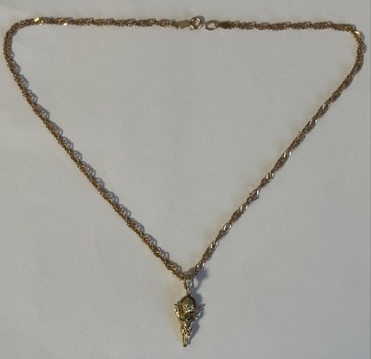 Золотая цепь с кулоном 8,0 грамма