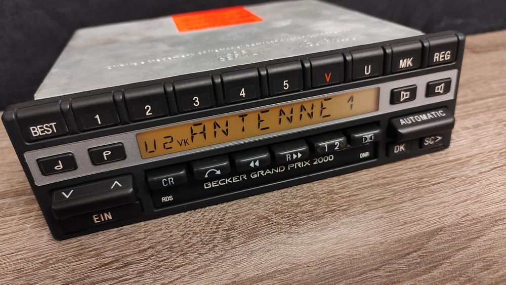 Radio Becker Grand Prix 2000 MERCEDES R107 W126 W201 R129 W140 W124 W1