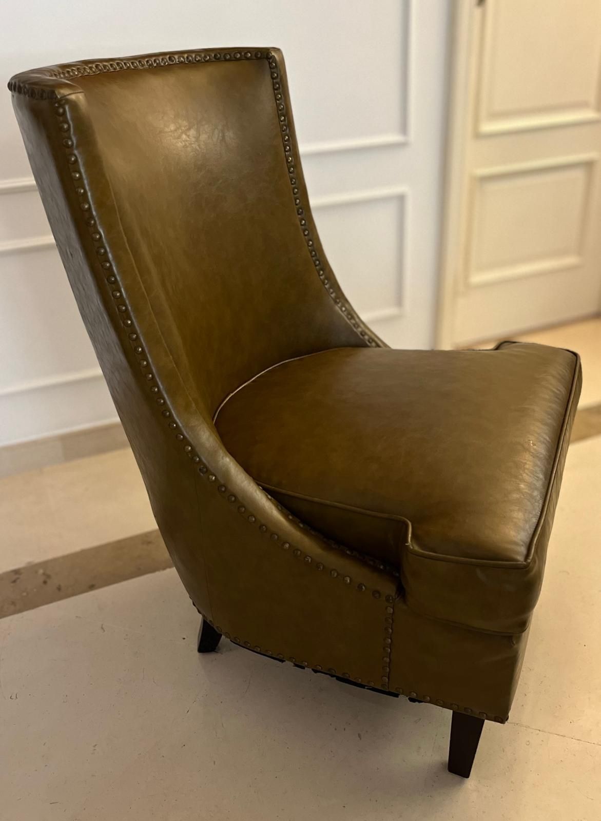 Poltrona de couro