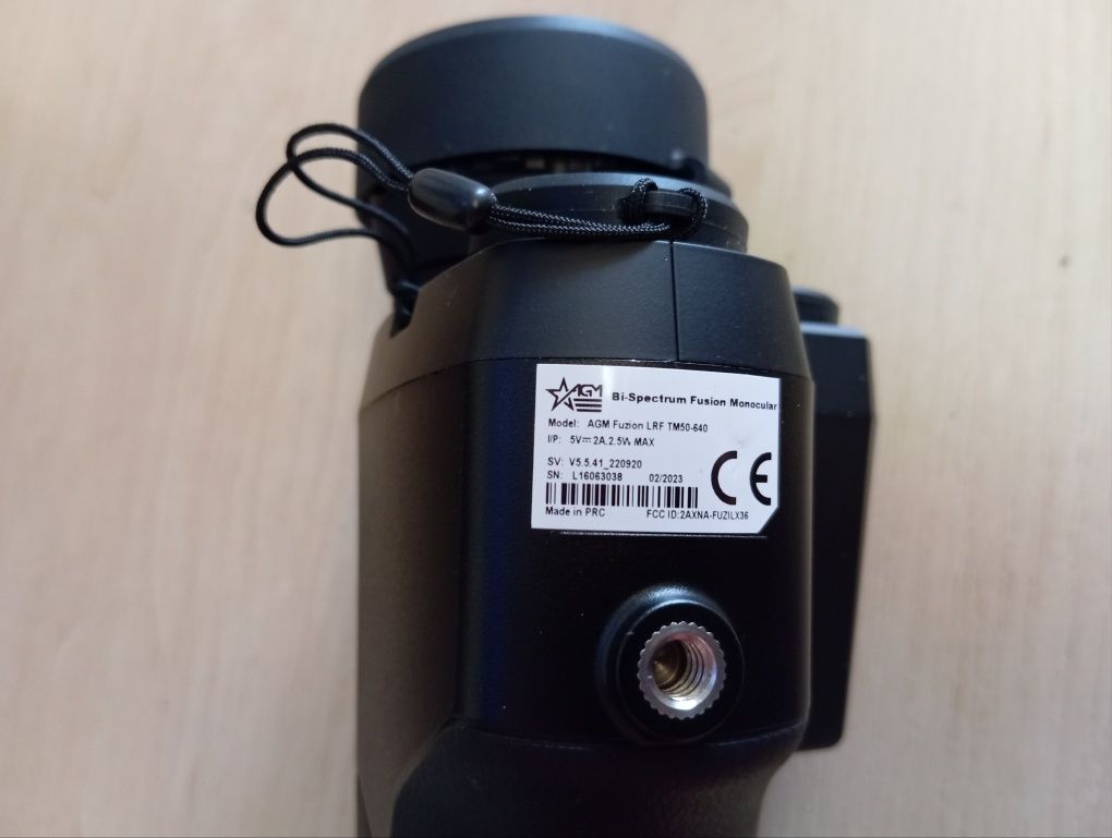 Тепловізійний монокуляр AGM Fusion LRF TM50-640