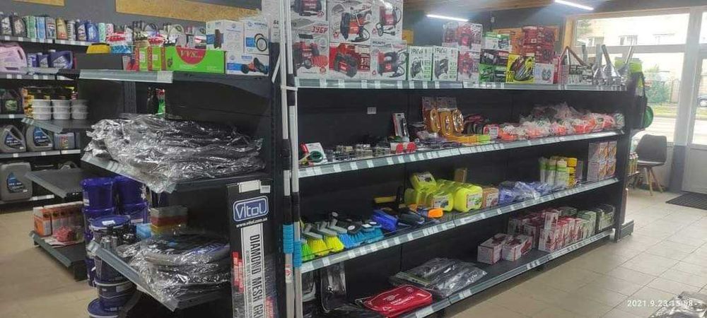 Стелажі торгові в магазин. Каси. Холод. вітрини. Гранти на обладнання