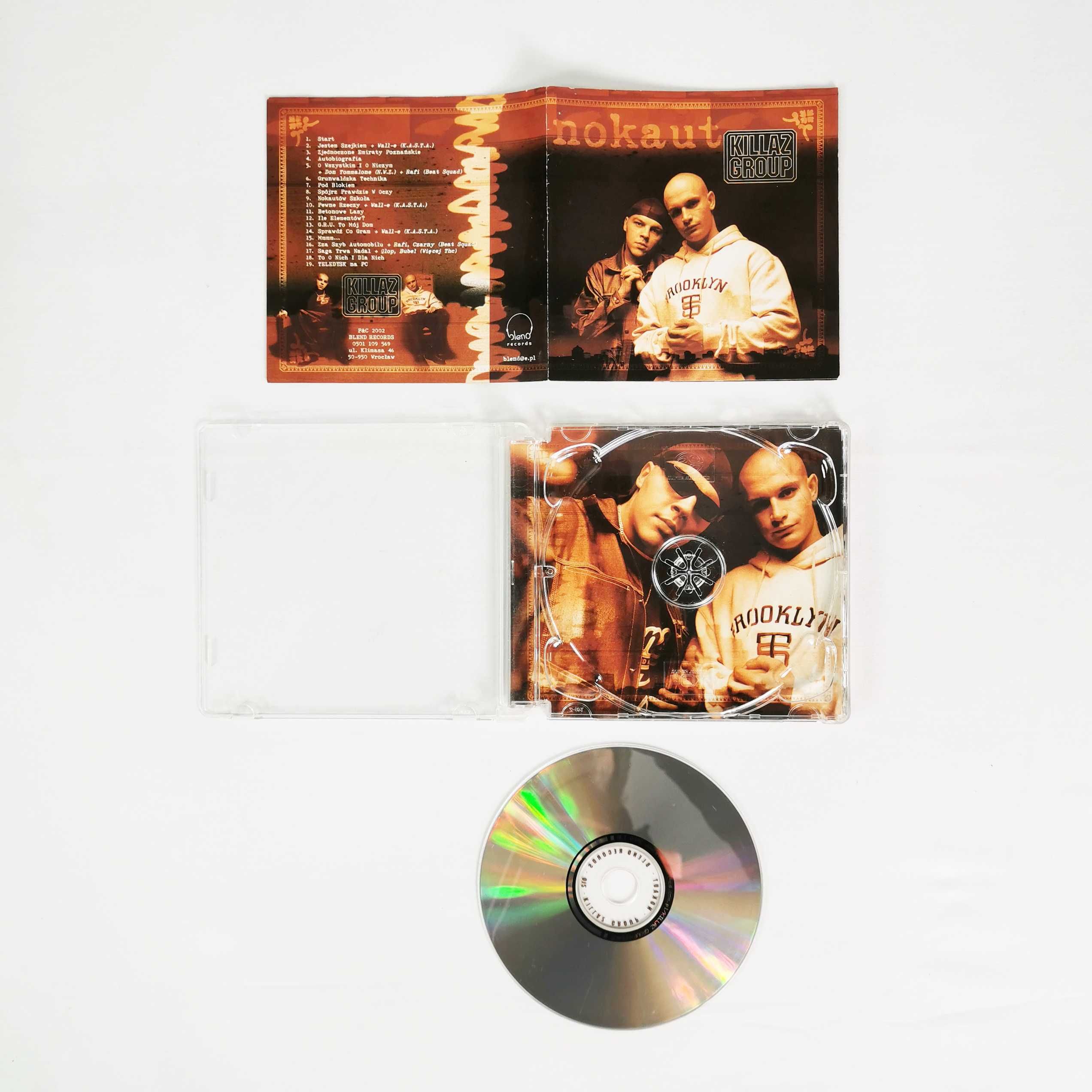 Polski Hip hop Killaz Group- Nokaut 1 wydanie 2002.