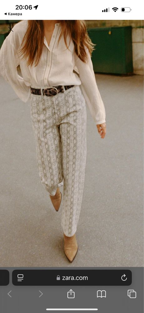 Костюм котоновий zara  жакет xs джинси 34