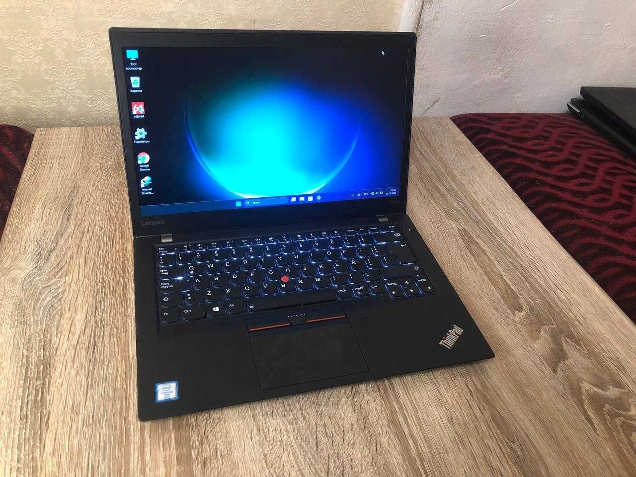 Ноутбук Lenovo ThinkPad T470s |  i5 6300u | RAM - 8Gb | SSD -256Gb