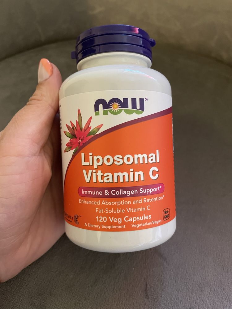 Capsulas Liposonal Vitamin C marca NOW