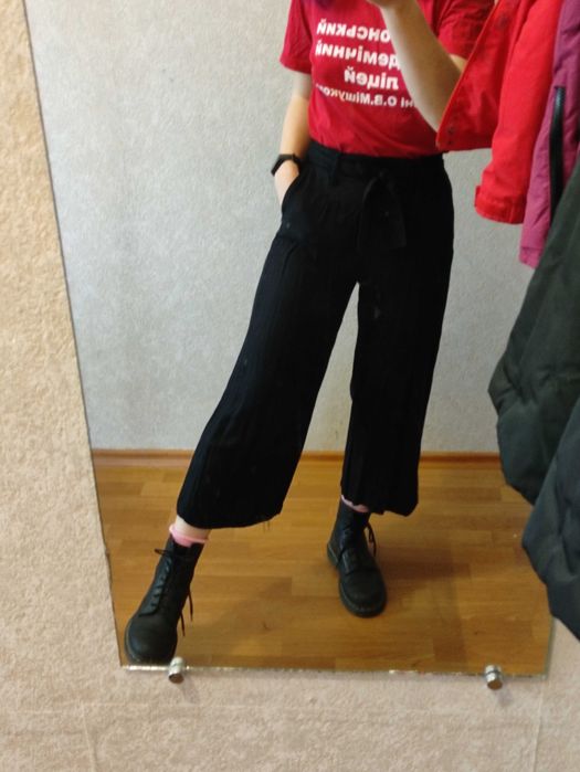 Штани брюки кюлоти Tally Weijl чорні чёрные