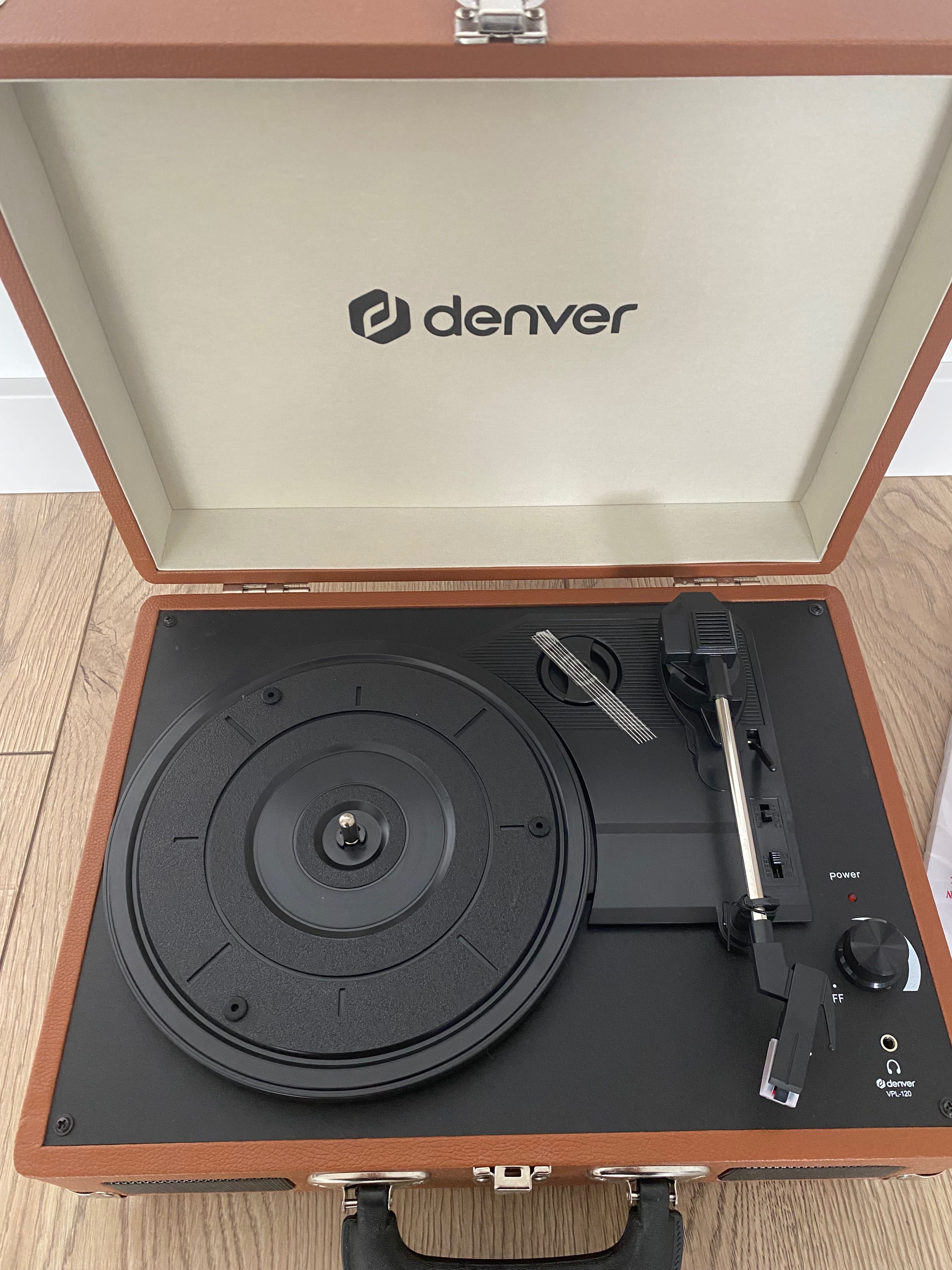 Gramofon DENVER VPL-120 Brązowy