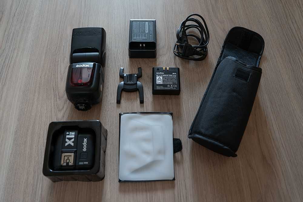 Godox V860II‑S + X1T-S + zestaw – stan idealny