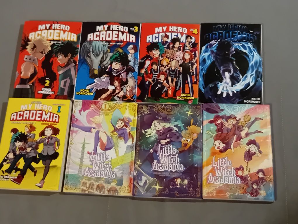 Manga - My Hero Academia, Little Witch Academia, Ogród Słów i inne