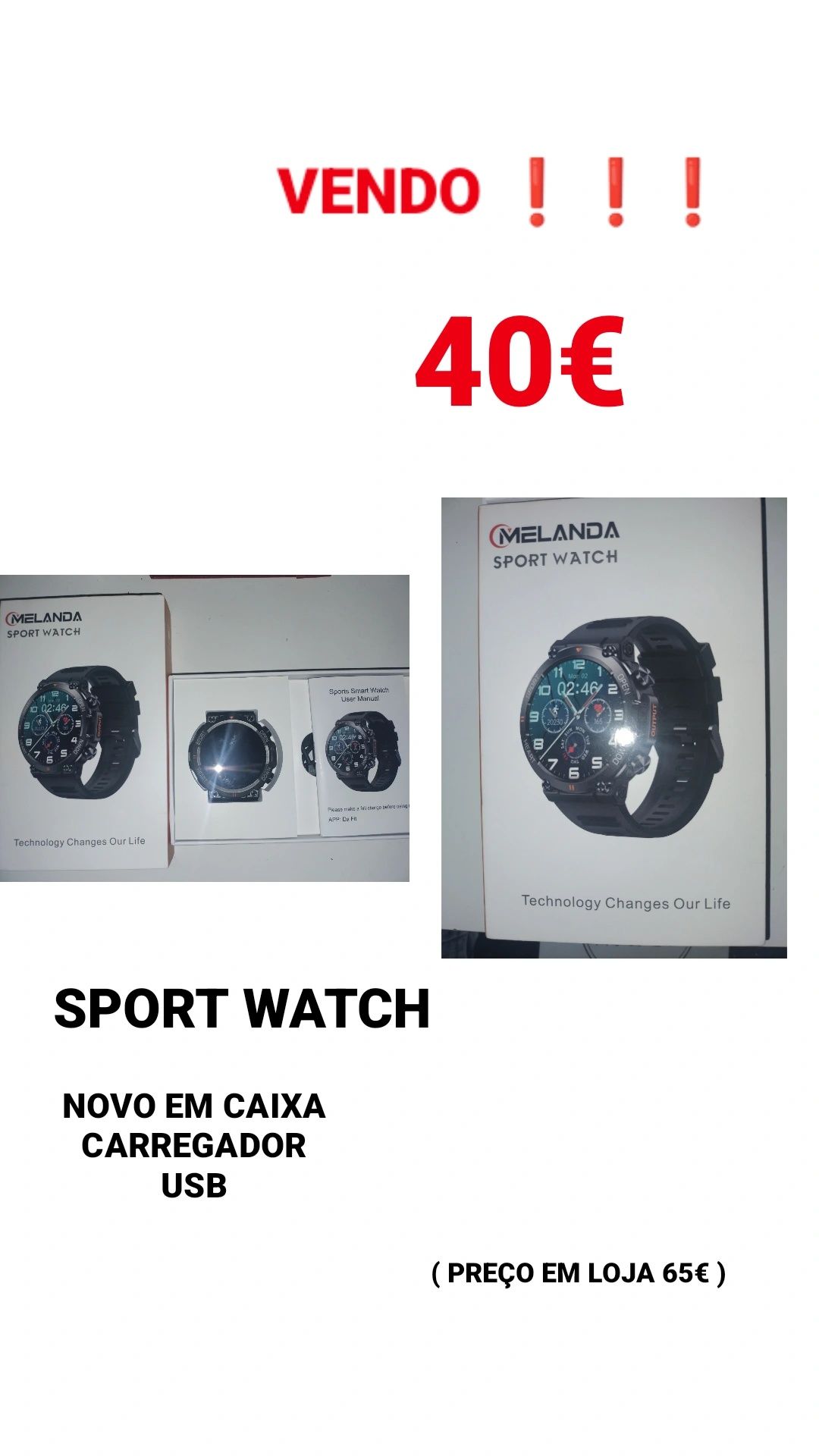 Vendo Relógio Sport Watch