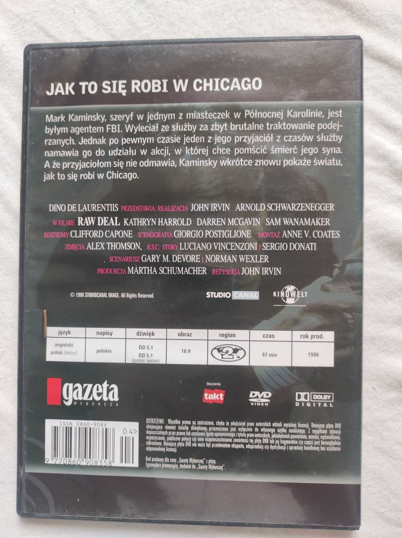 Jak to się robi w Chicago Arnold Schwarzenegger Film DVD CD Na Płycie