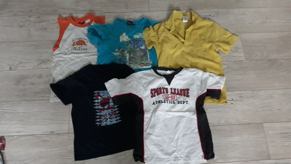 Paczka ubrań dla chłopca 116 122 kurtka zimowa x2 plus duży gratis