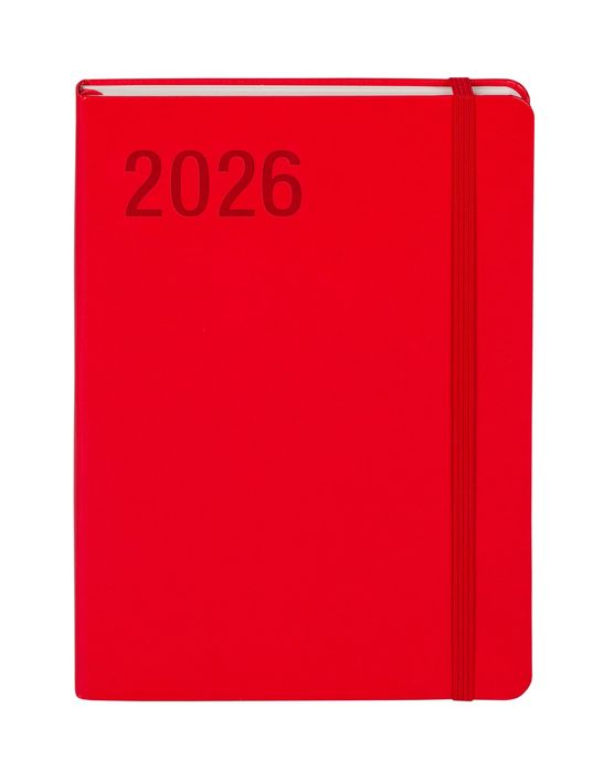 Kalendarz 2026 Minimalizm A5 TNS czerwony Antra