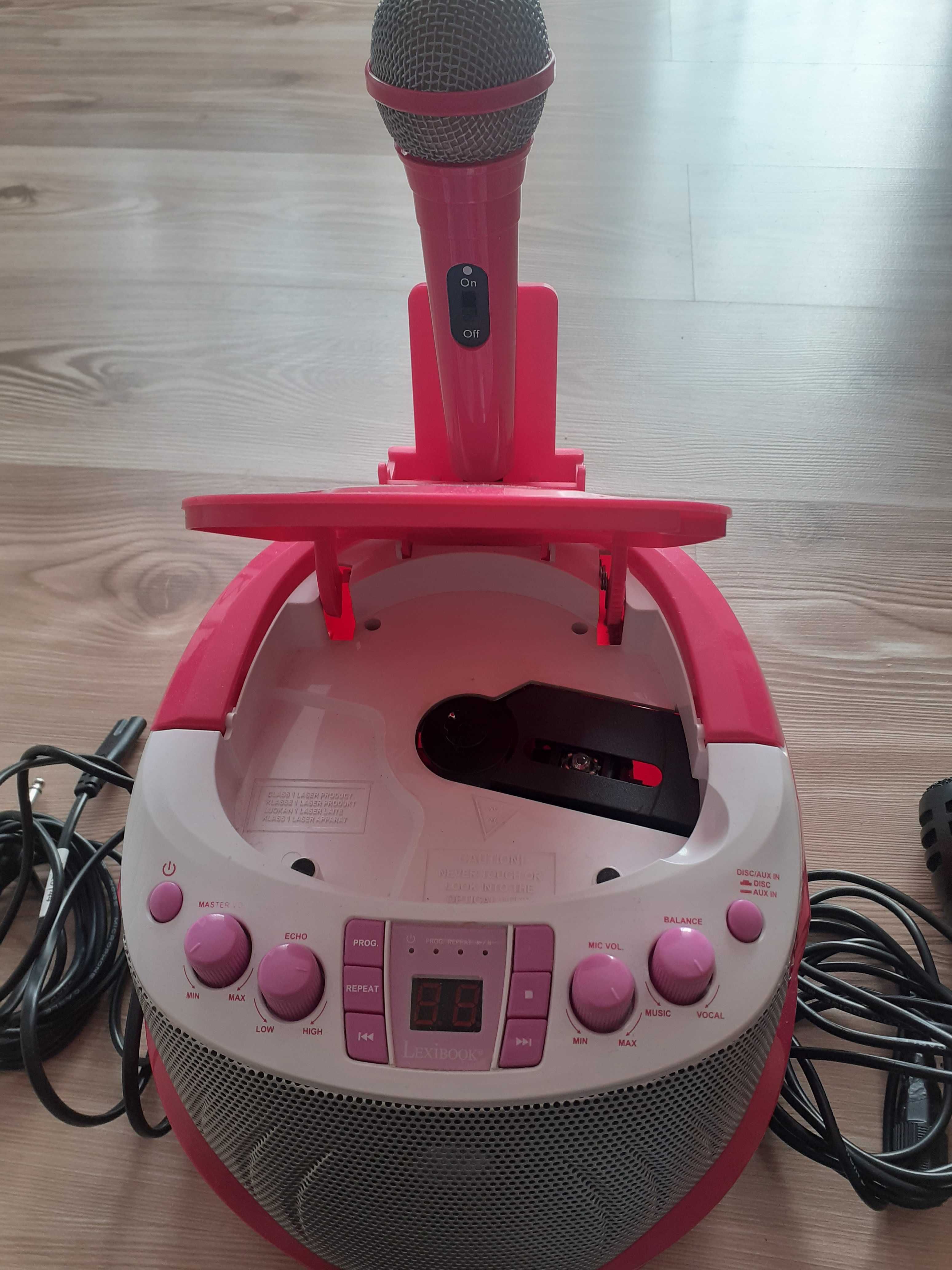 Odtwarzacz Lexibook Disney Princess Boombox Karaoke Mikrofon