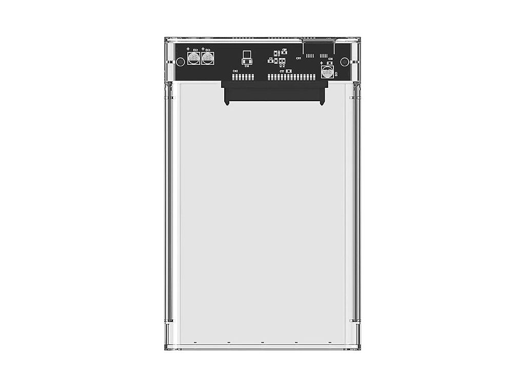 Obudowa dysku hdd ssd 2,5'' usb 3.0 sata kieszeń przeźroczysta