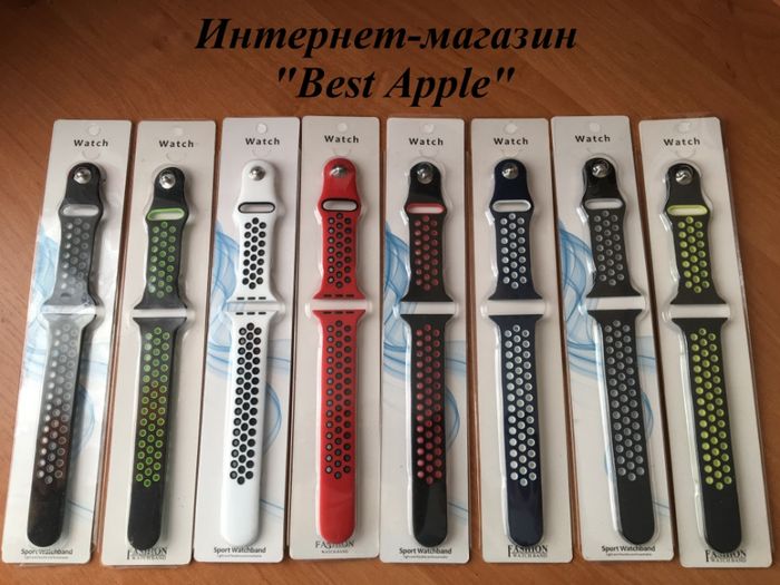 Спортивный Ремешок Nike Sport Band для Apple Watch, 1:1 Original