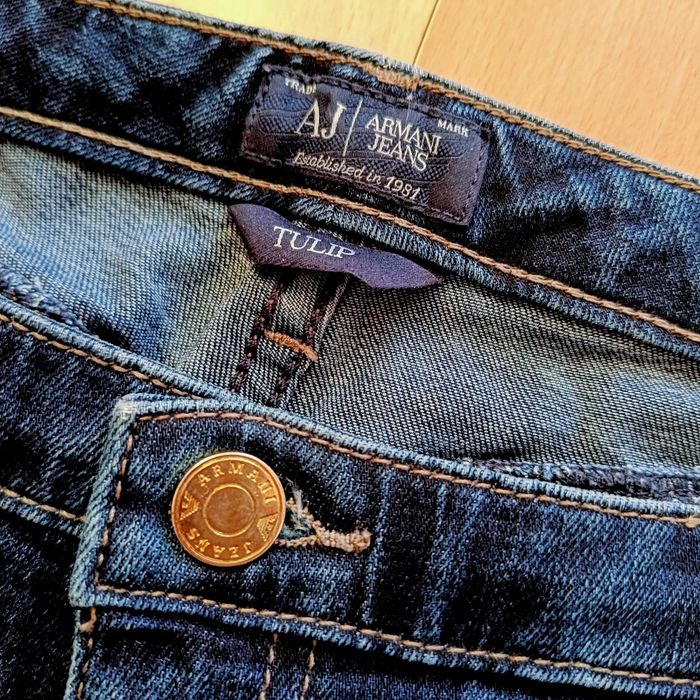 Armani Jeans Tulip spodnie jeans stretch 31