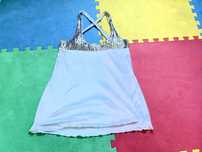 Koszulka z cekinami top Hilfiger Denim M/L