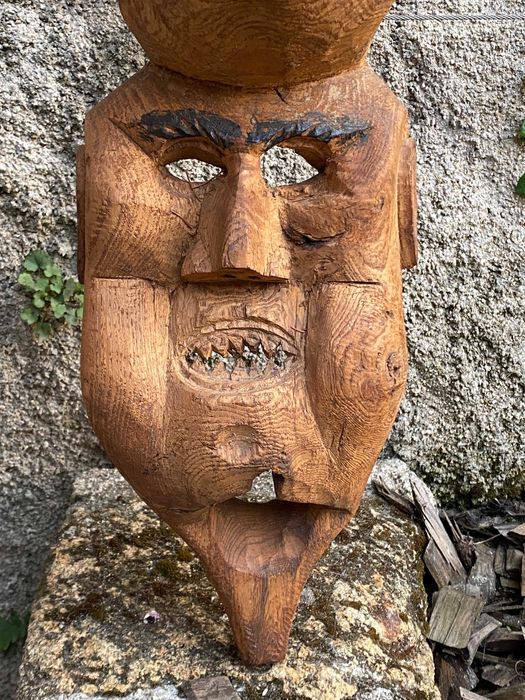 Rare Award-Winning Portuguese Double Mask (Ousilhão, 1989)