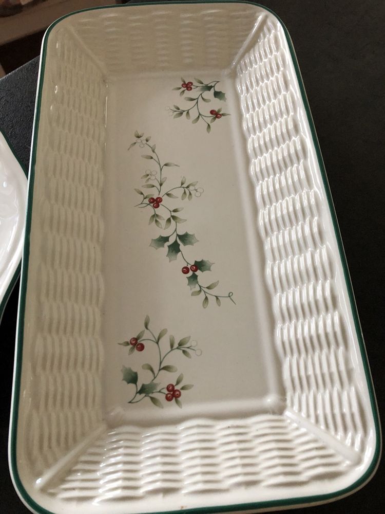 Porcelana swiateczna 2 szt Pgaltzgraff Copyright USA