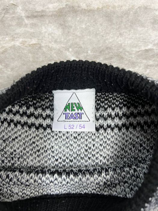 Вінтажний оверсайз світер oversize sweater rap широкий вязаний свитер