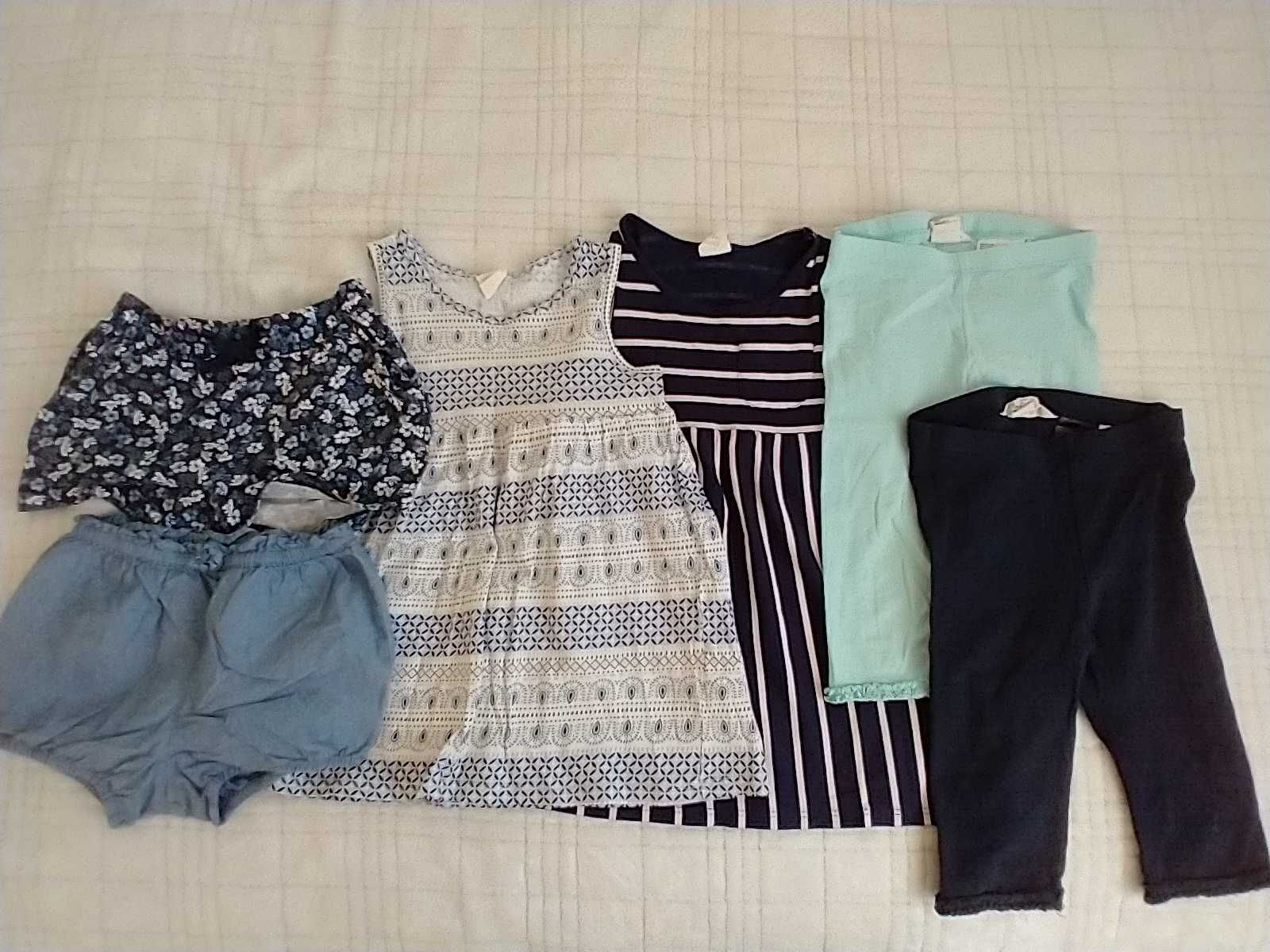 Sukienka spodenki dres komplet 8szt rozm. 92
