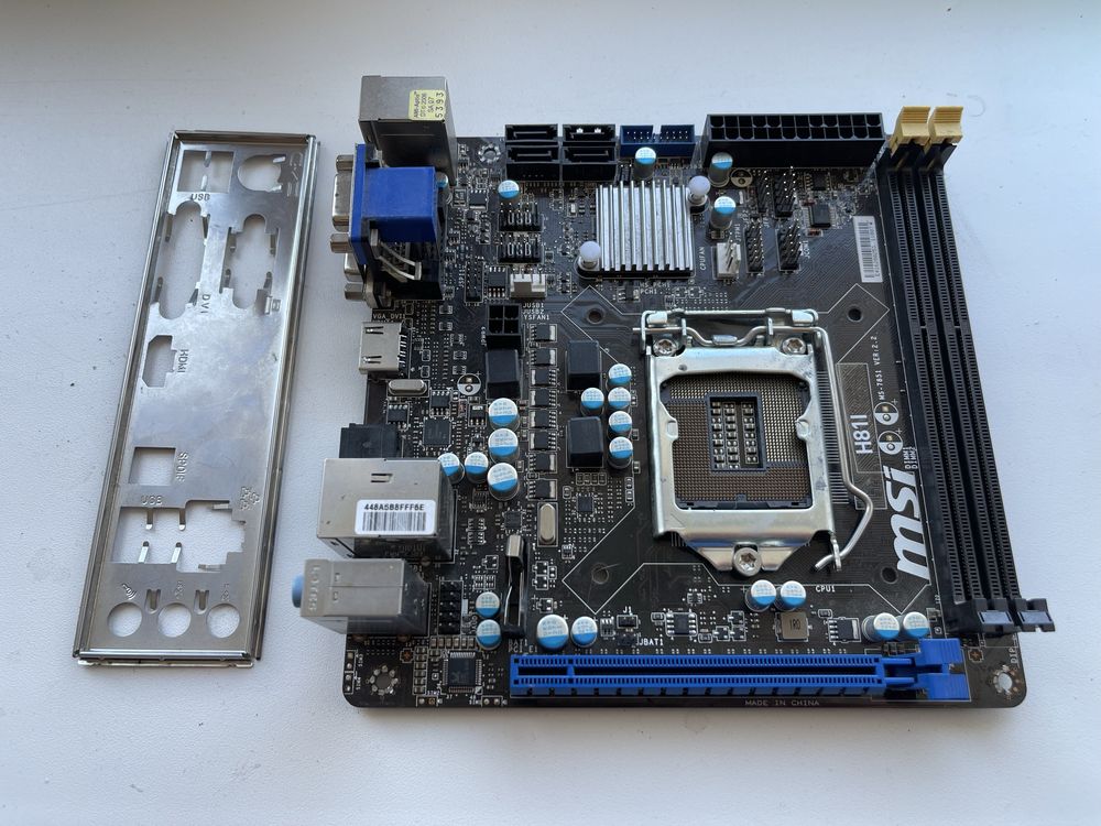 Материнська плата MSI H81I Читати ОПИС