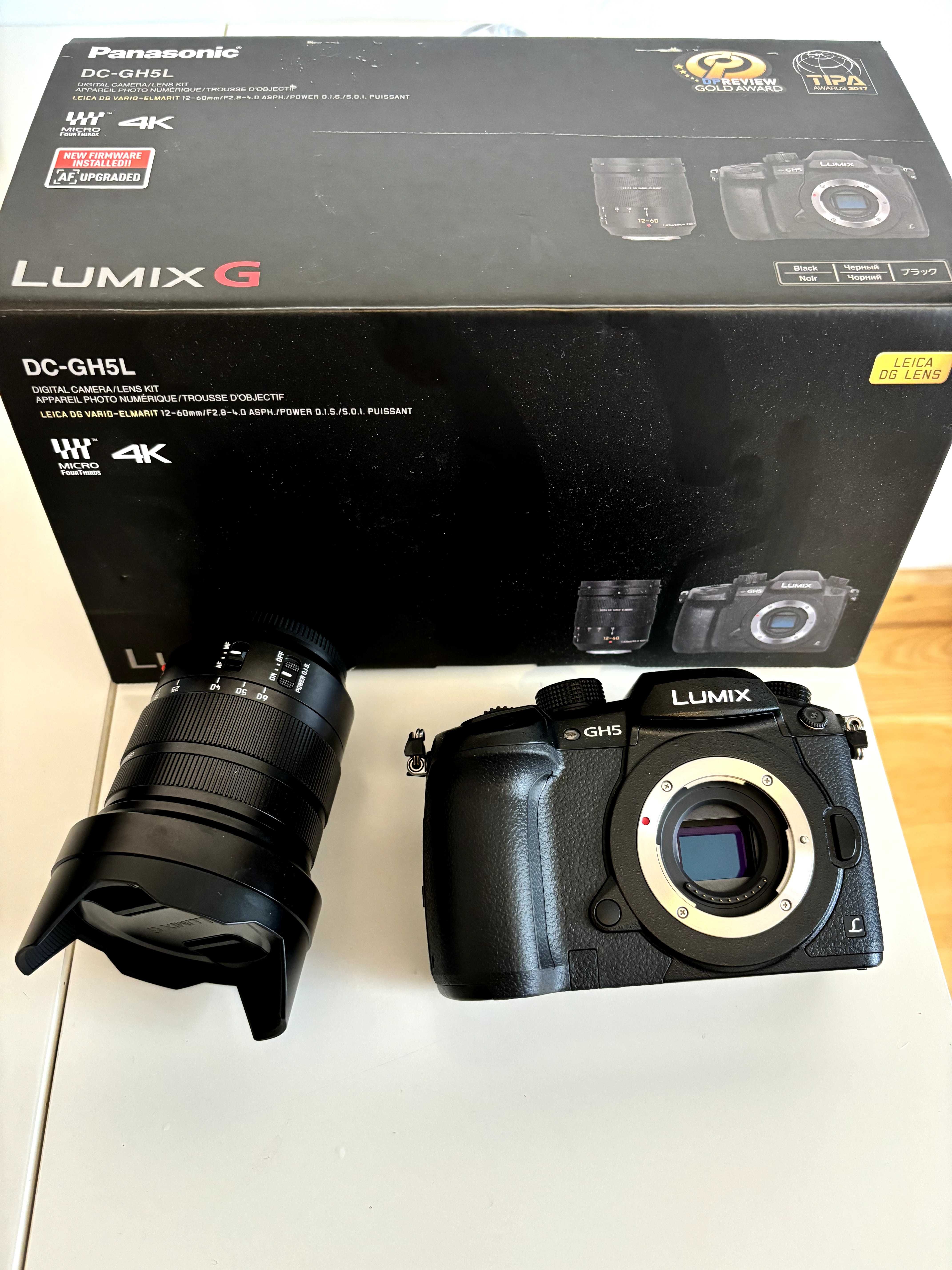 Panasonic Lumix GH5 -SUPER STAN, obiektywy F1.7 ASPH,  f/2,8-4, klatka