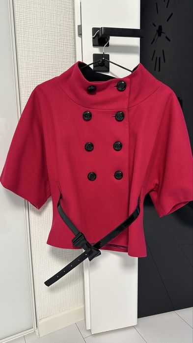 Кашемировая накидка ,пальто размер хс-с в идеальном состоянии!