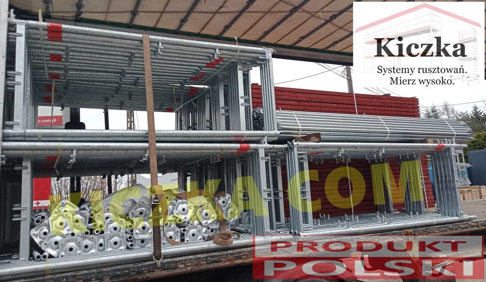 RUSZTOWANIE ALUMINIOWE 124m2 - Tanie Lekkie Nowe Rusztowania HURTOWNIA