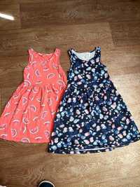 Платье h&m , Carter's ,летние сарафаны комбинезон,  4-6 лет