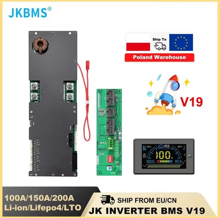 Інверторна Bms 300A PB2A16S30p дисплей 4/3"